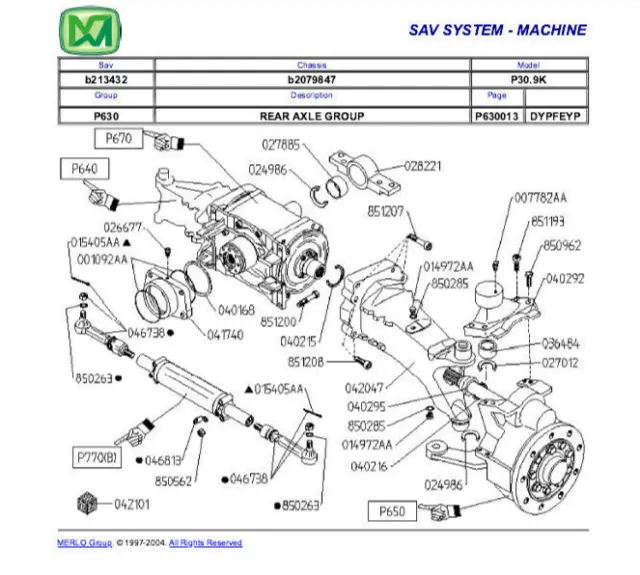 p30 parts diagram