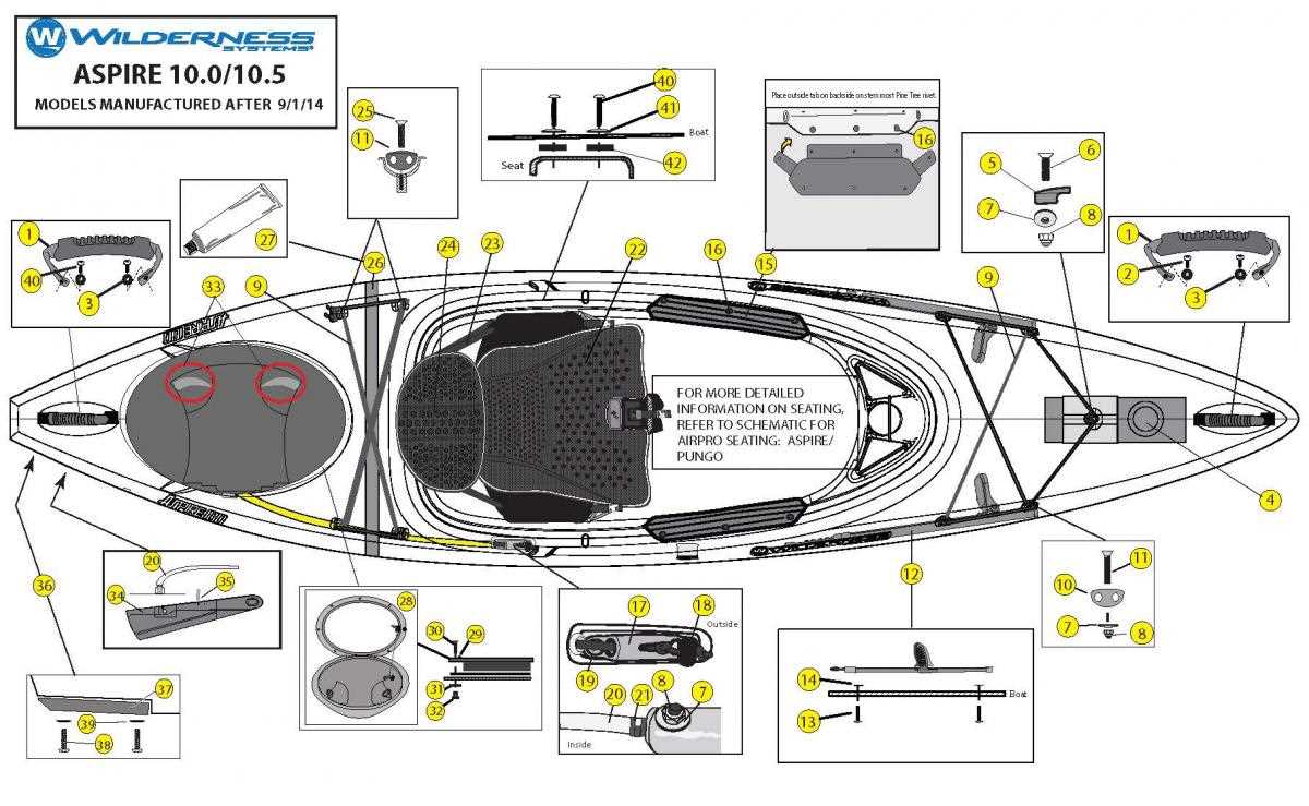 paddle boat parts diagram