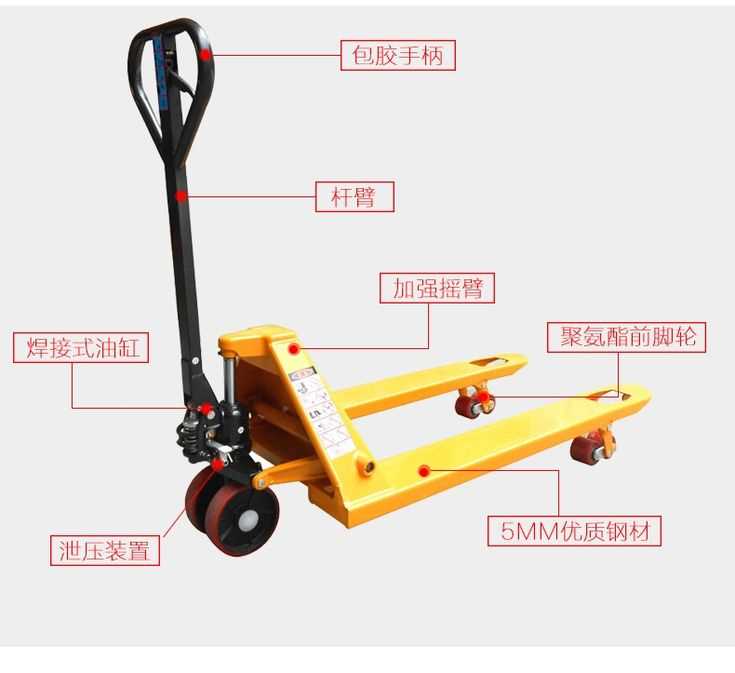 pallet jack parts diagram