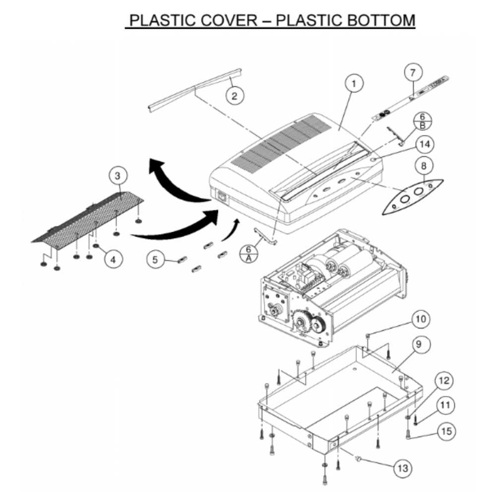 paper shredder parts diagram