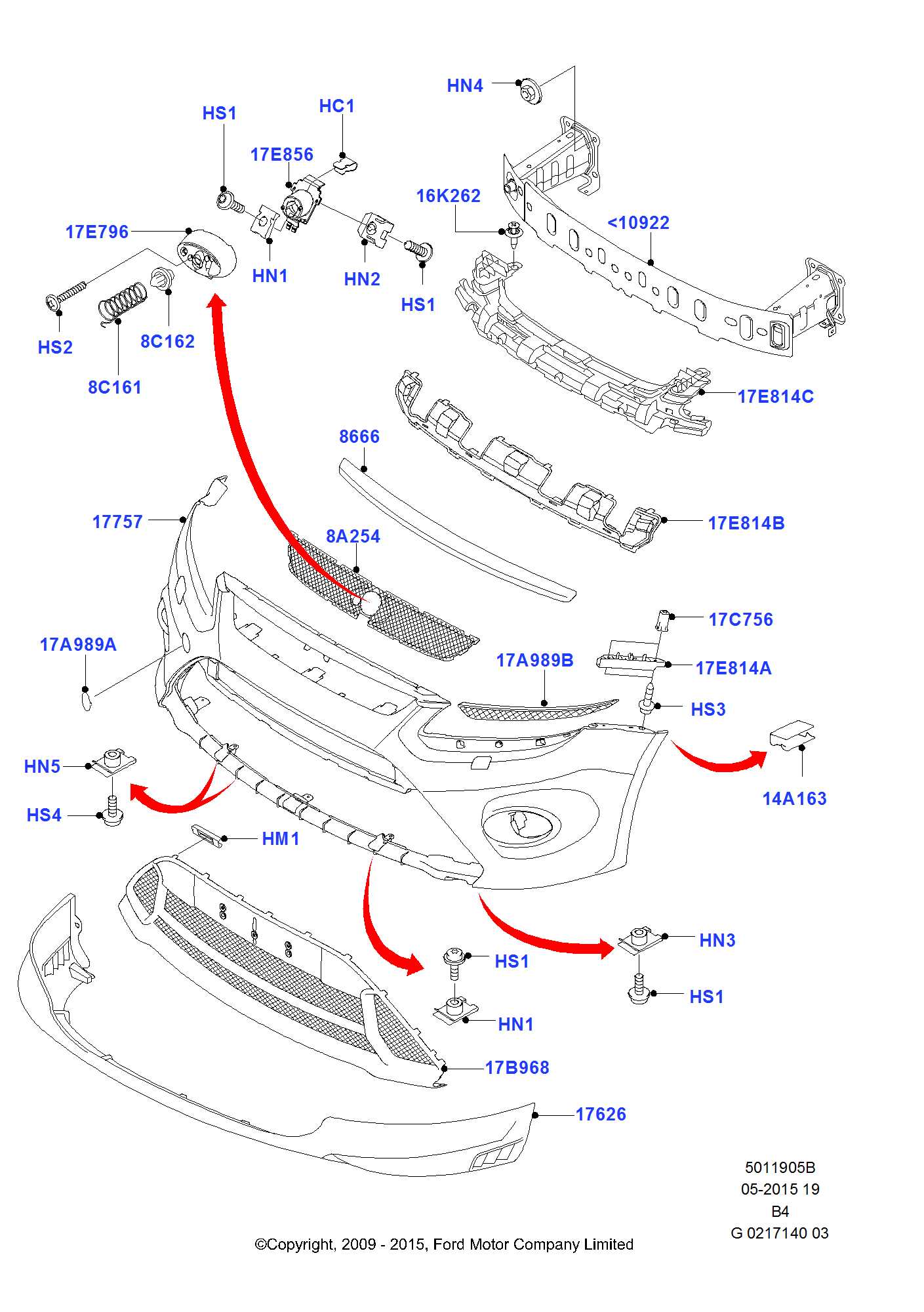 parts catalogue ford focus body parts diagram