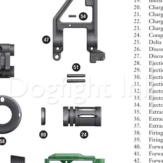 parts diagram for ar 15