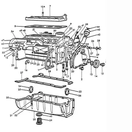 parts diagram ford 8n