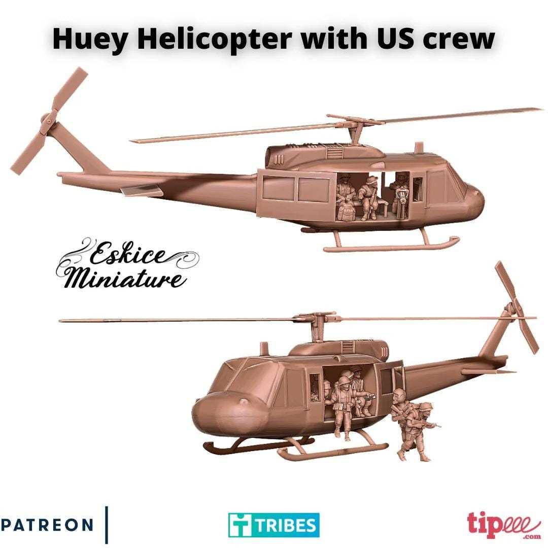 parts of a helicopter diagram