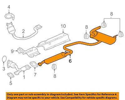 parts of a muffler diagram