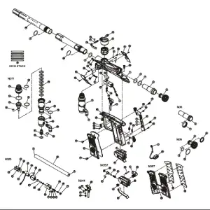 parts of a paintball gun diagram