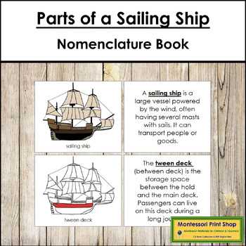 parts of a sailing ship diagram