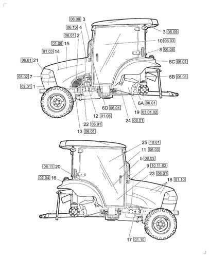 parts of a tractor diagram