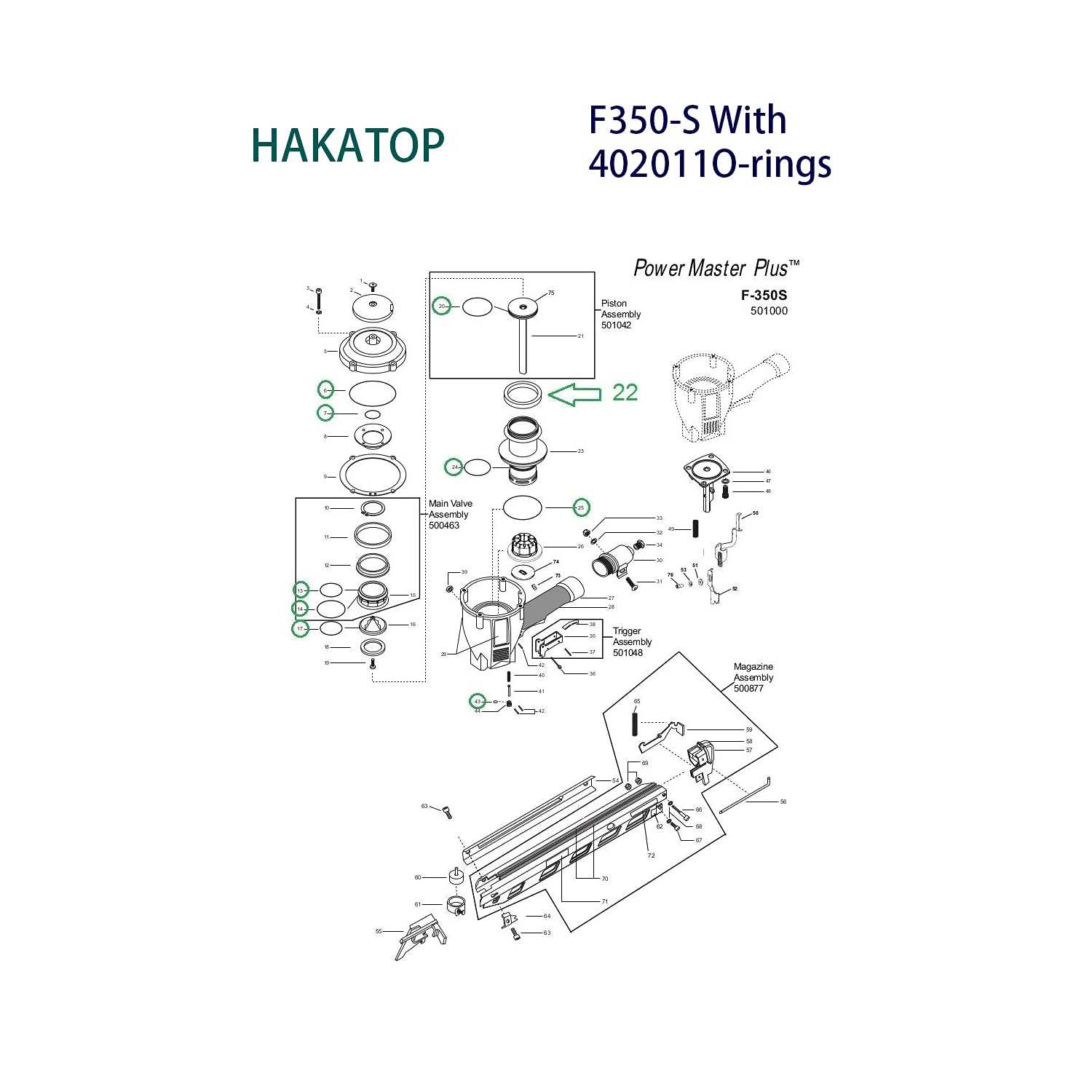 paslode f 350p parts diagram