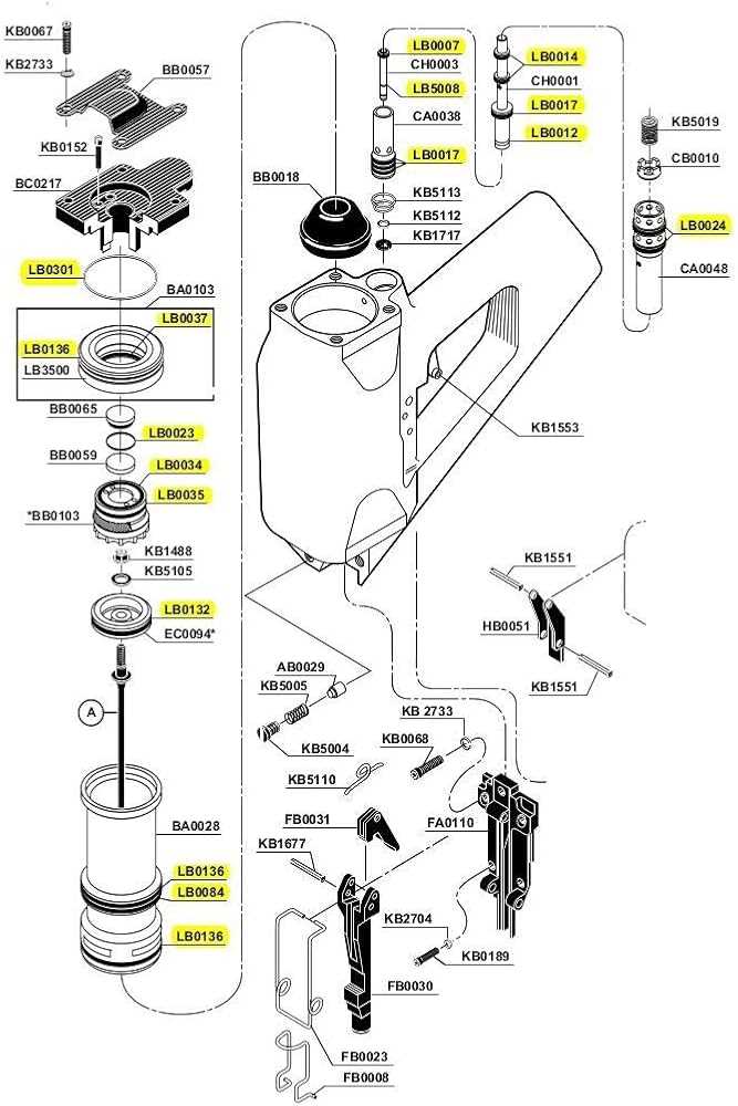 paslode finish nailer parts diagram