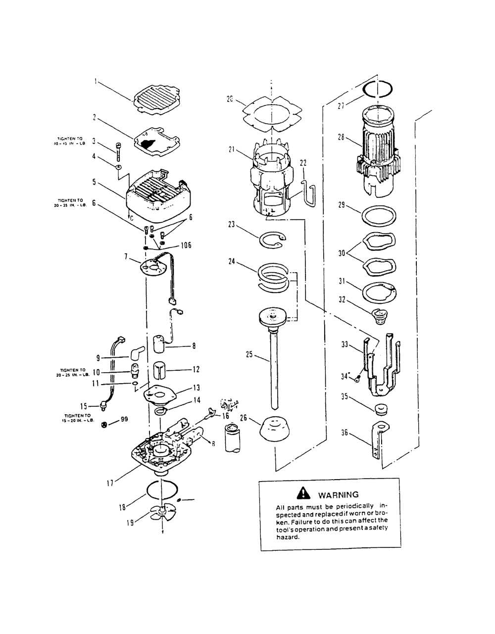 paslode finish nailer parts diagram