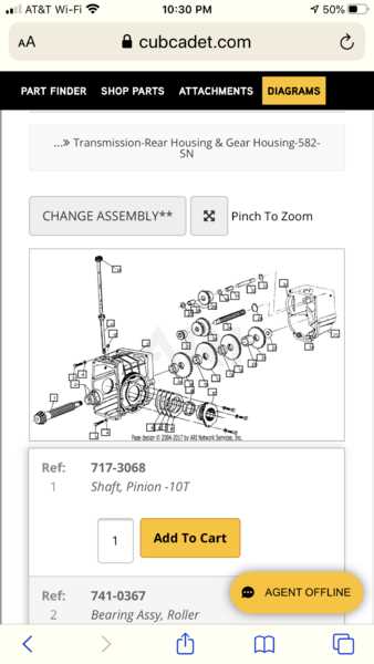 peerless 2300 transaxle parts diagram