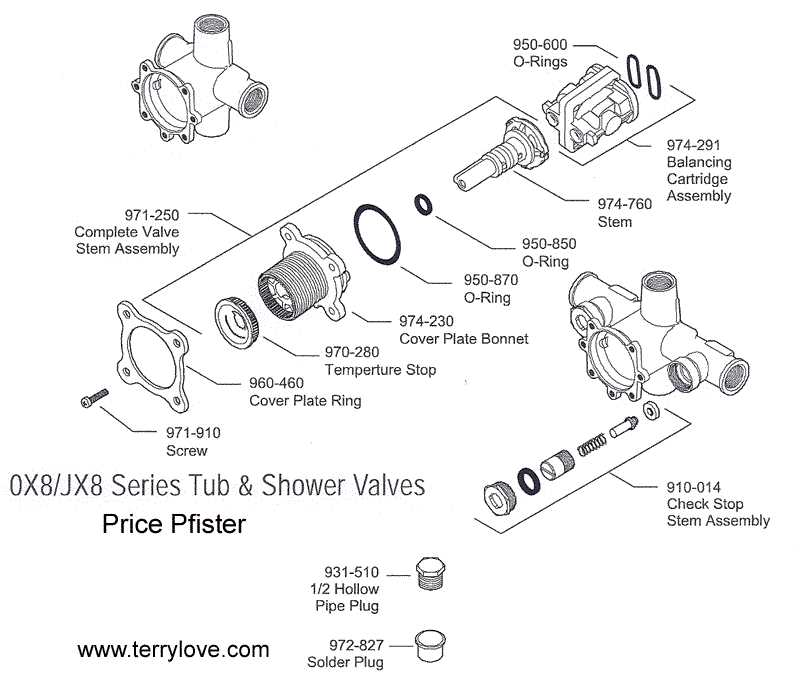 pegasus faucet parts diagram