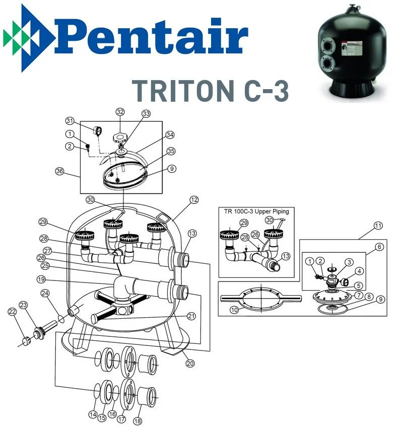 pentair ccp320 parts diagram