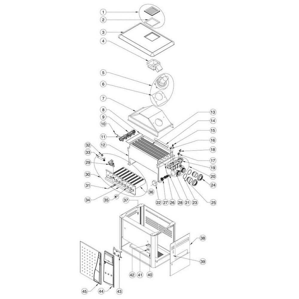 pentair pool heater parts diagram