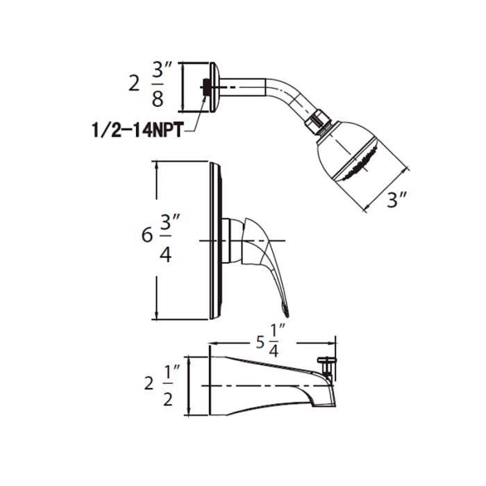 pfister shower faucet parts diagram