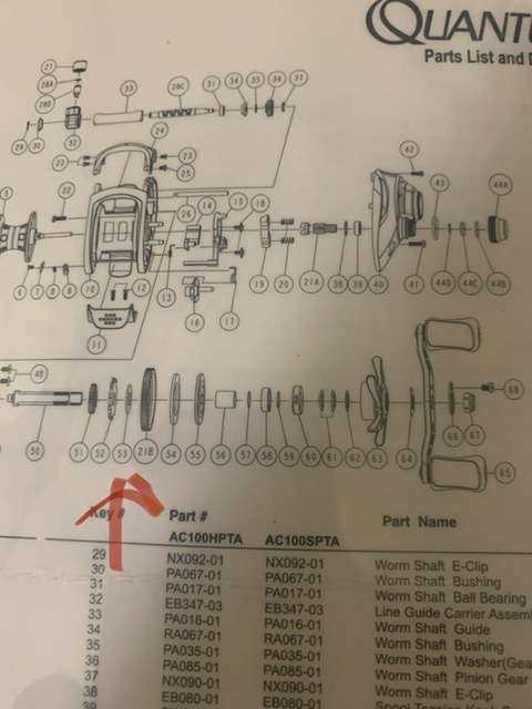 pflueger supreme xt parts diagram