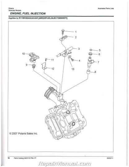 polaris 500 parts diagram