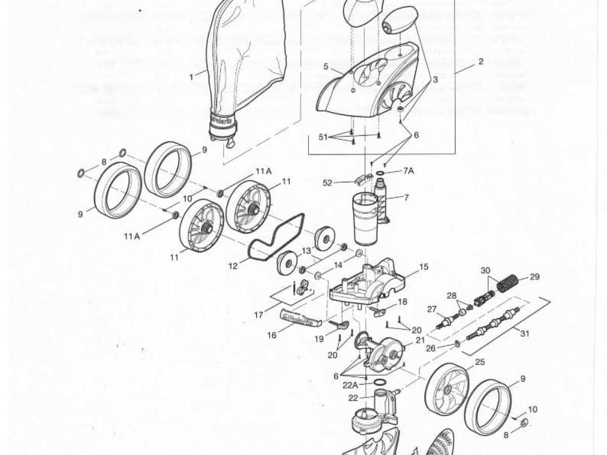 polaris pool sweep parts diagram