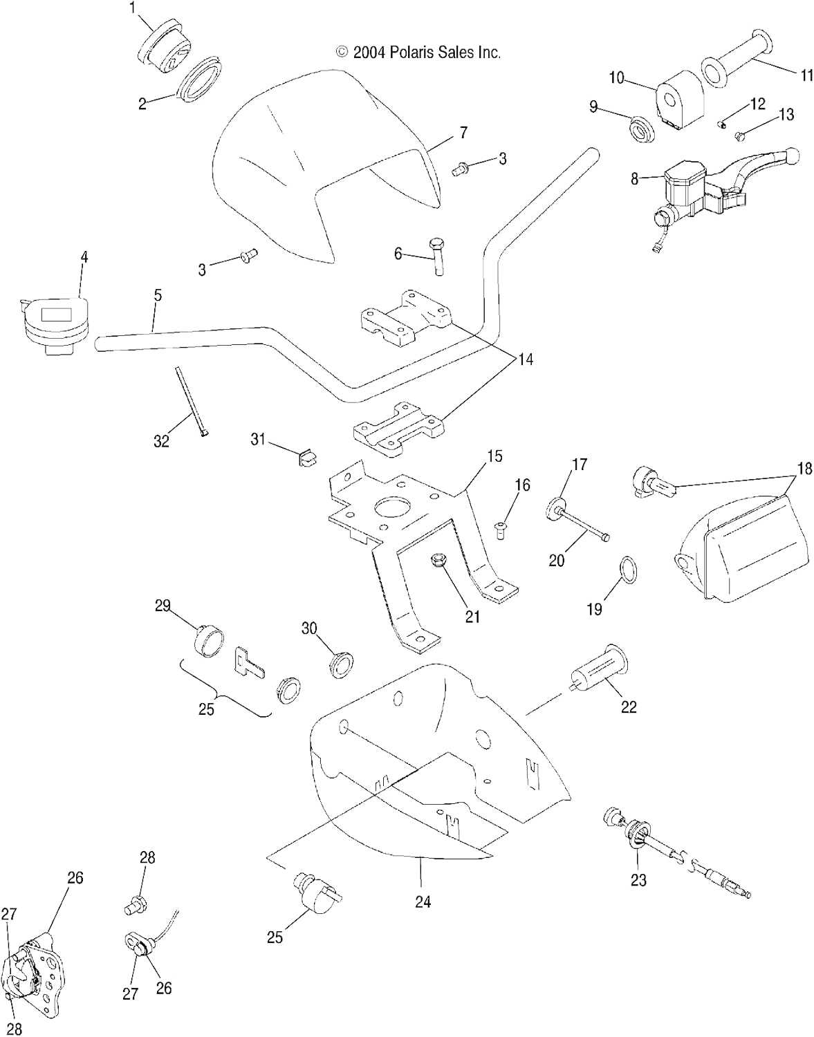 polaris sportsman 700 parts diagram