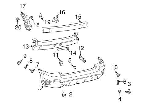 pontiac vibe body parts diagram