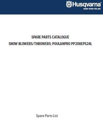 poulan parts diagram