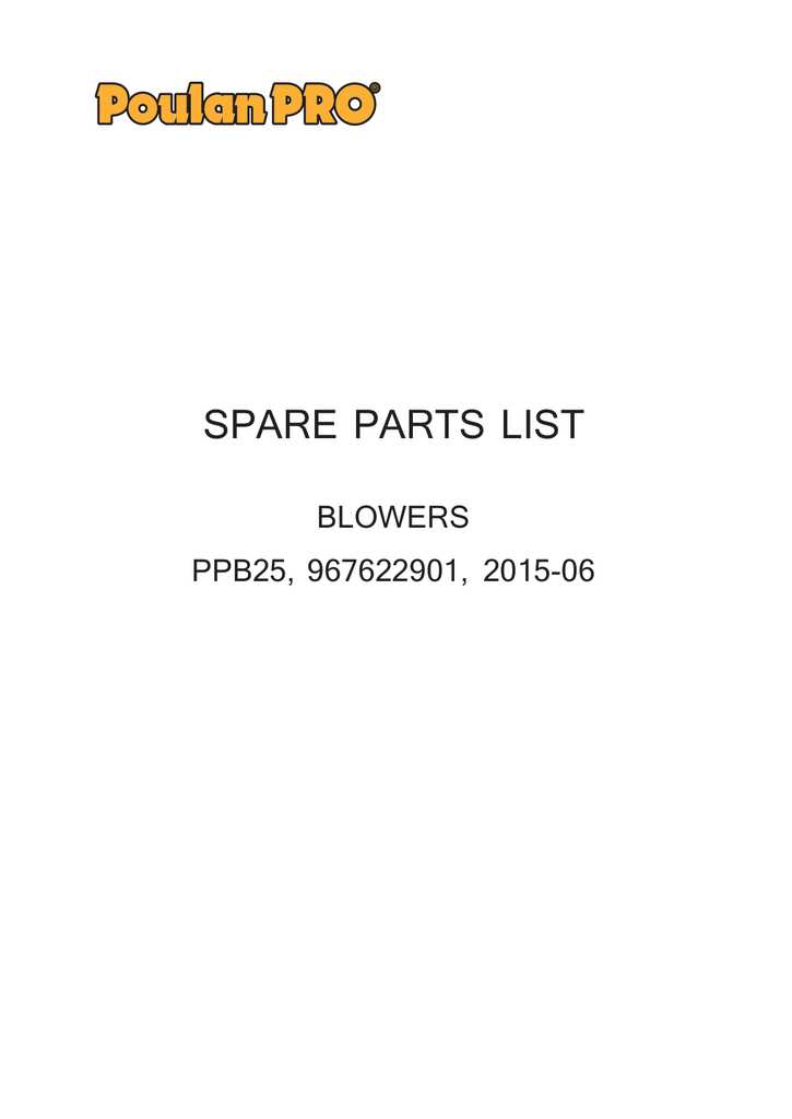 poulan parts diagram