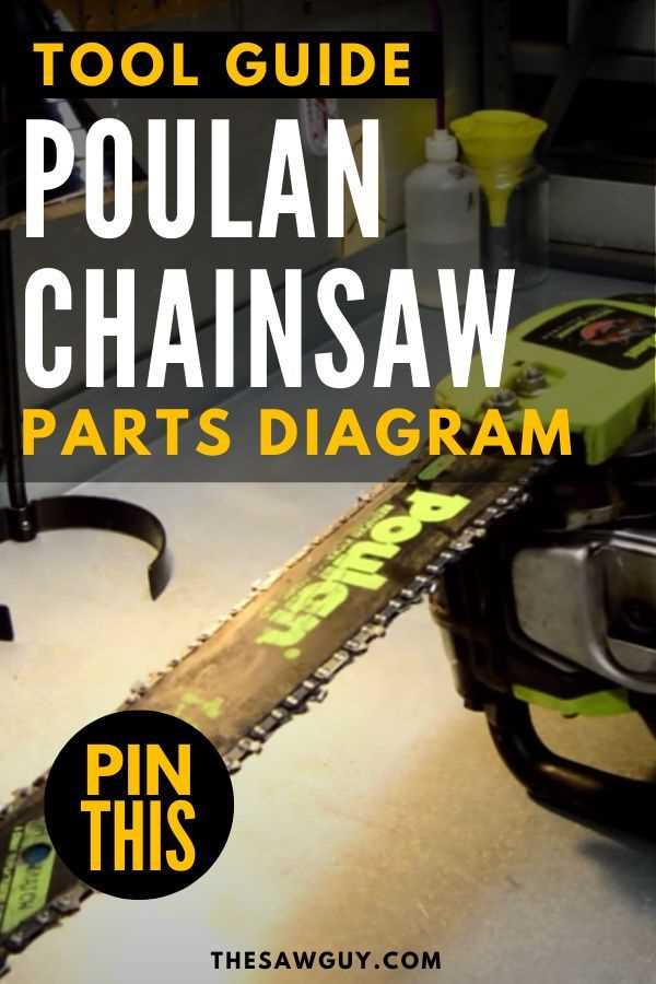 poulan pro 42cc chainsaw parts diagram