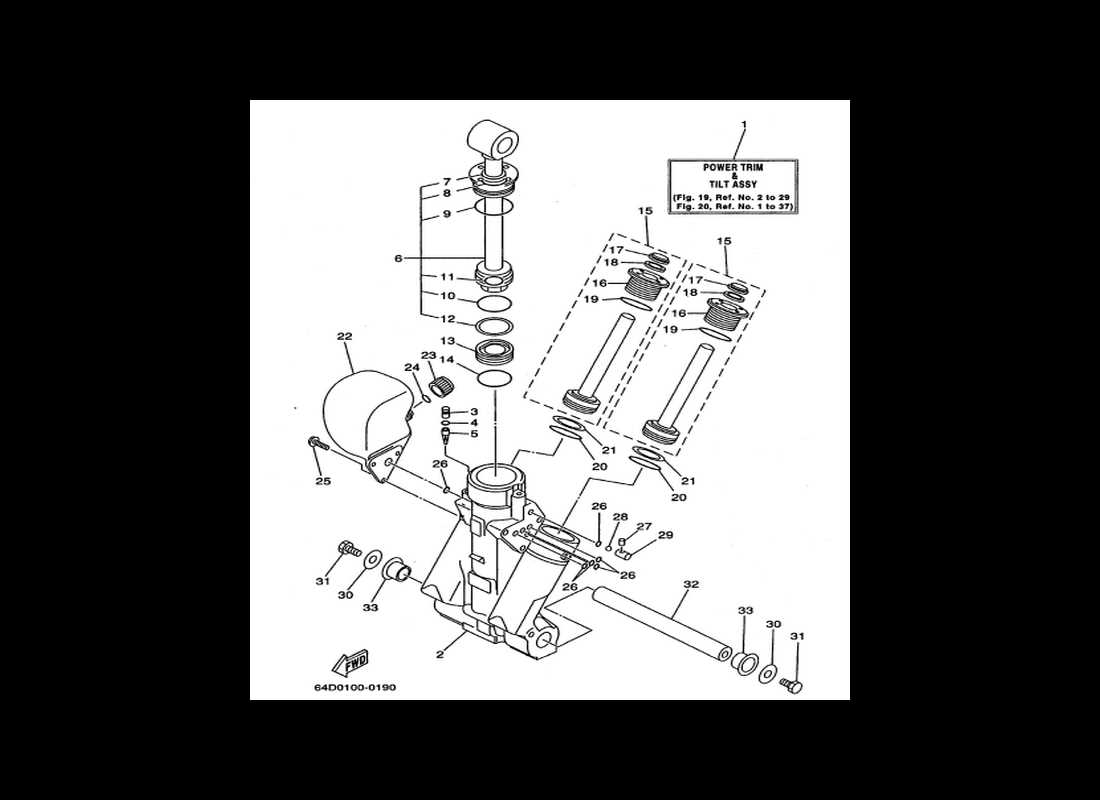 power trim model 150 parts diagram