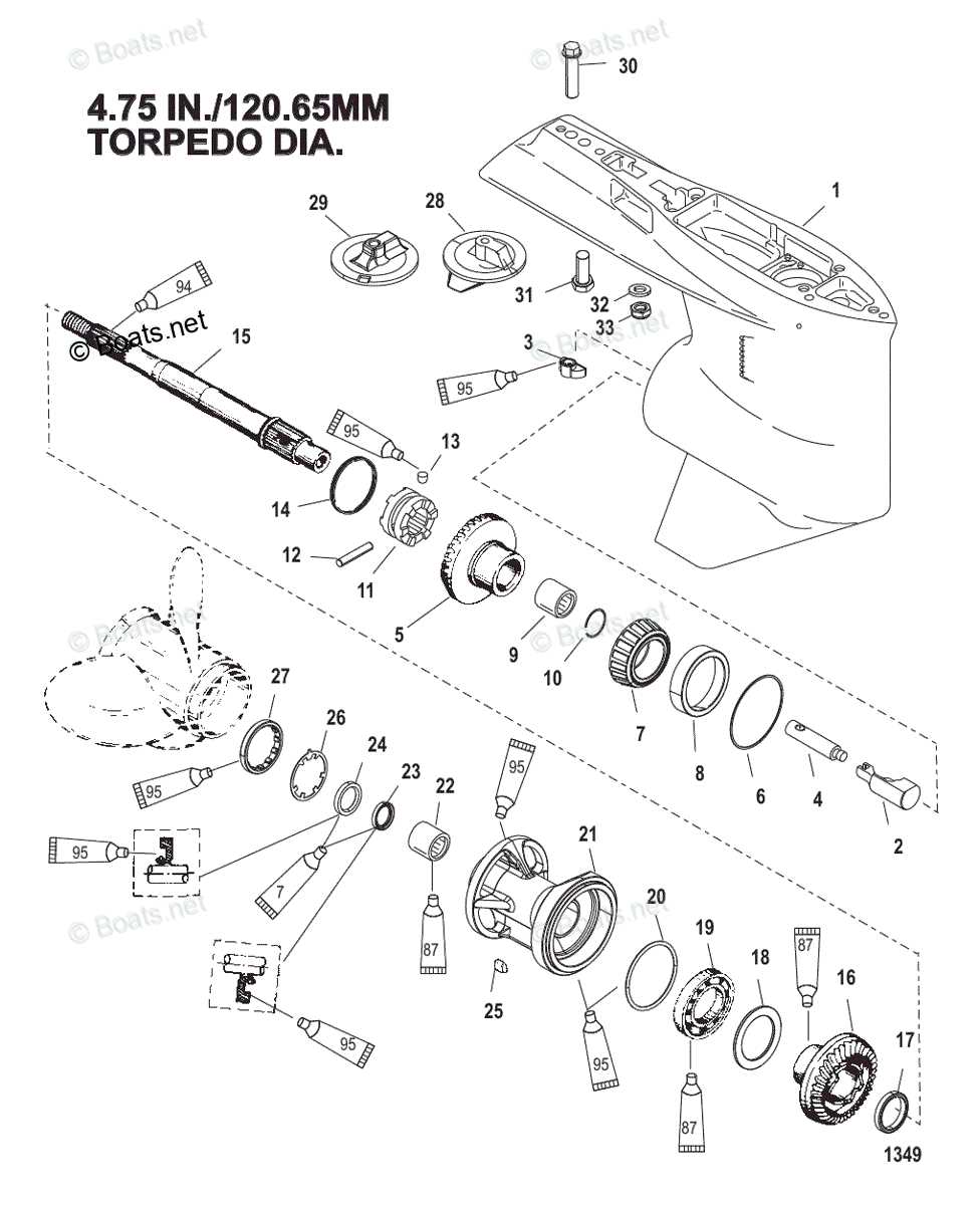 power trim model 150 parts diagram