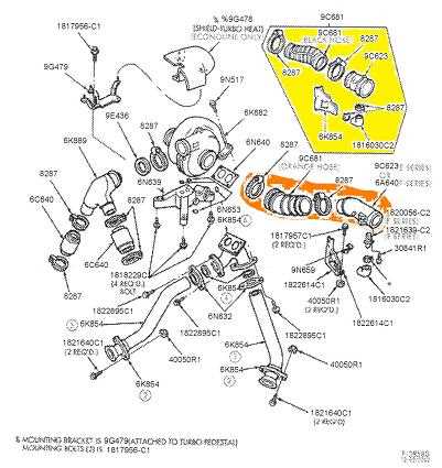 powerstroke diesel 6.0 powerstroke parts diagram