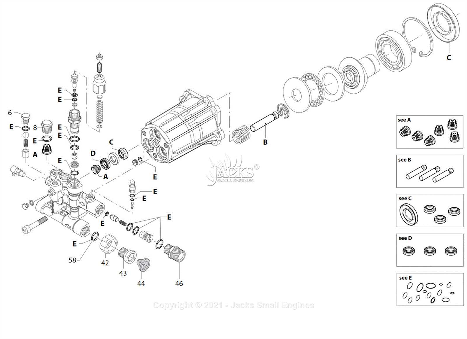 pressure washer pump parts diagram