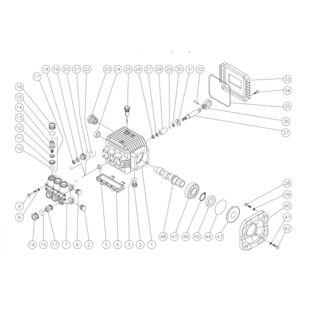 pressure washer pump parts diagram