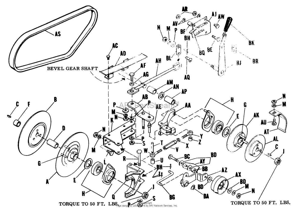 pulley parts diagram