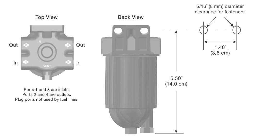 racor 500 parts diagram