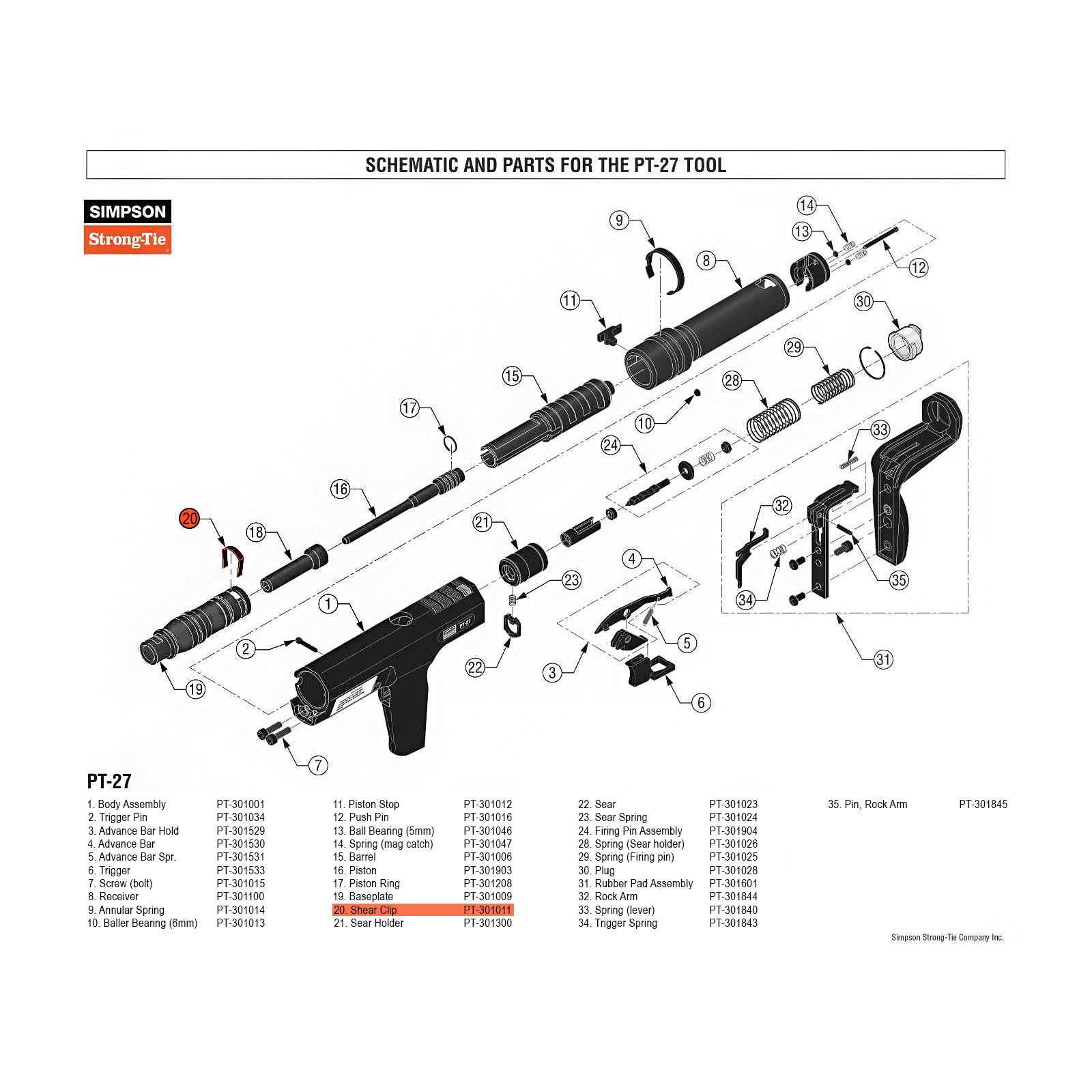 ramset cobra parts diagram