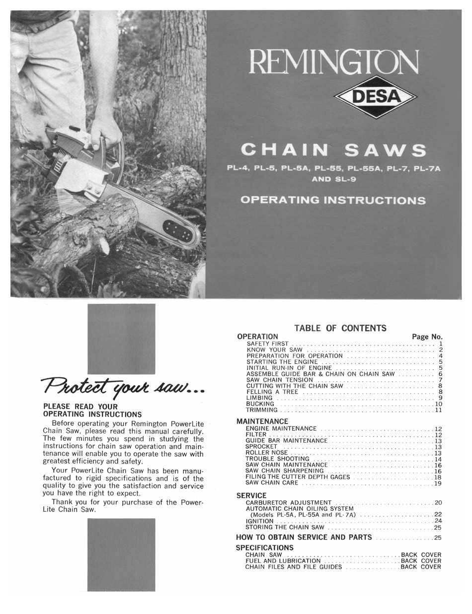 remington chainsaw parts diagram