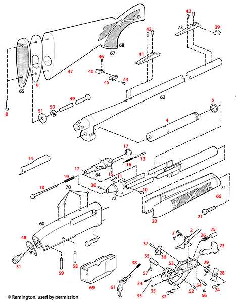 remington sportsman 48 parts diagram