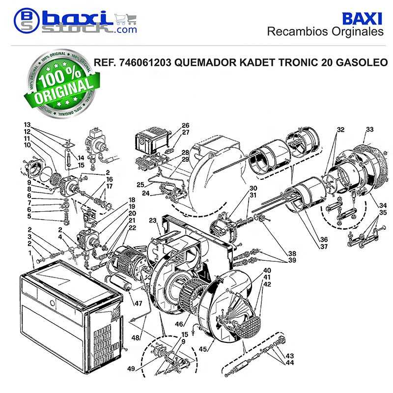 riello 40 f5 burner parts diagram