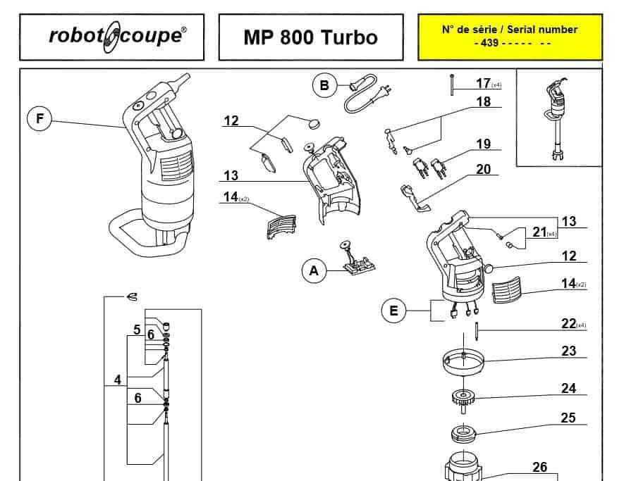 robot coupe mp 450 parts diagram