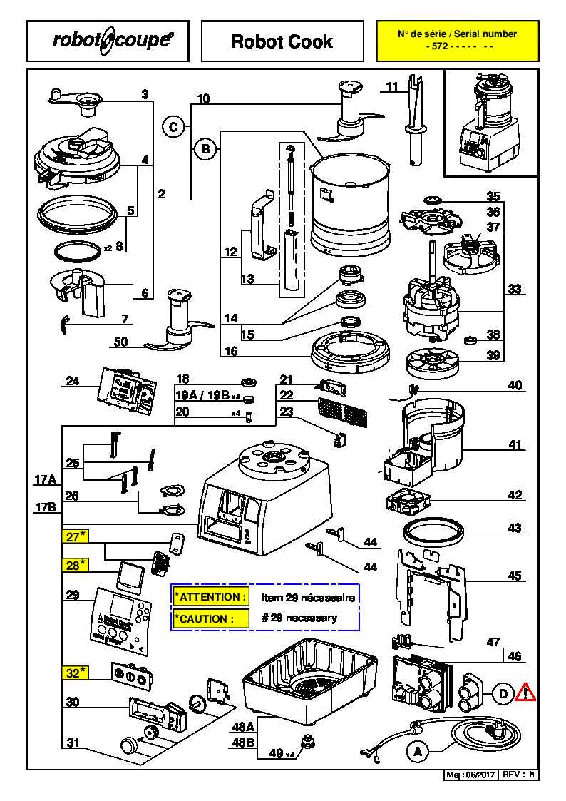 robot coupe r2n parts diagram