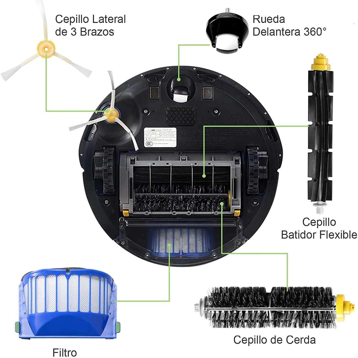 roomba i4 parts diagram