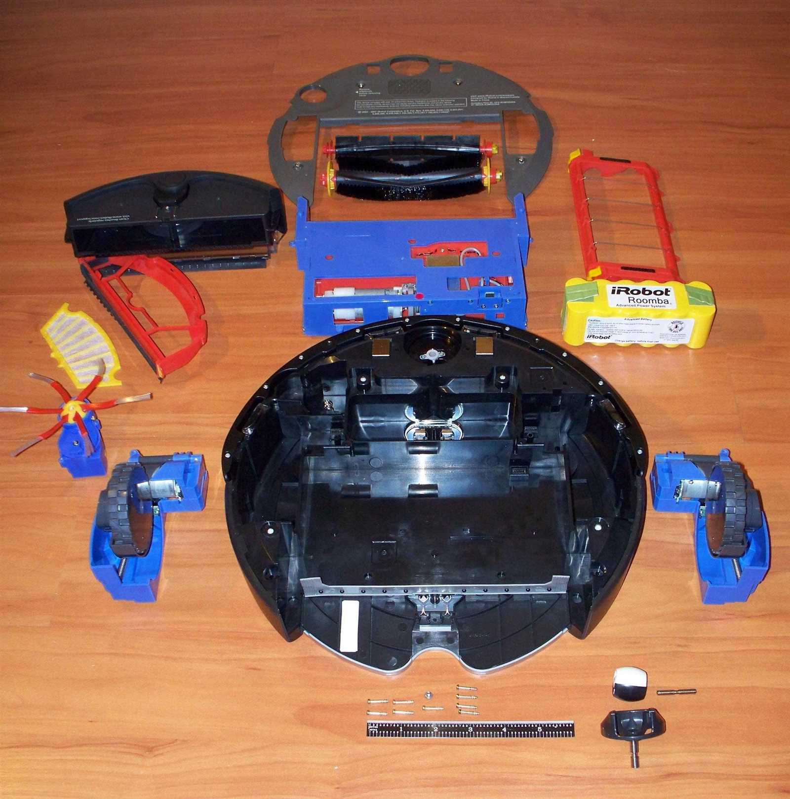 roomba parts diagram