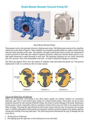 roots blower parts diagram