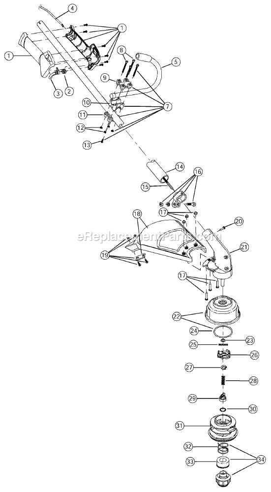 ryobi 18v string trimmer parts diagram