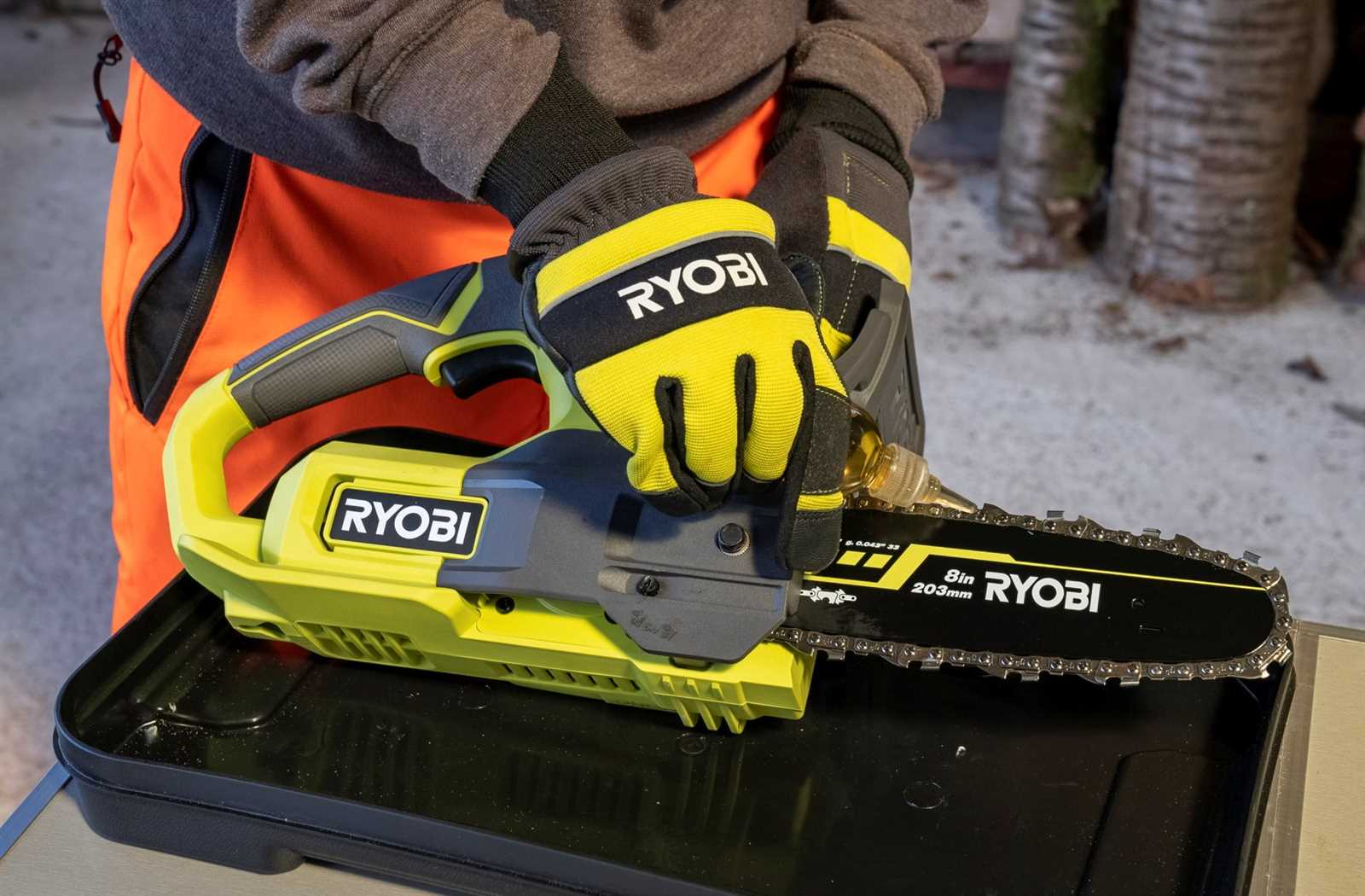 ryobi electric chainsaw parts diagram