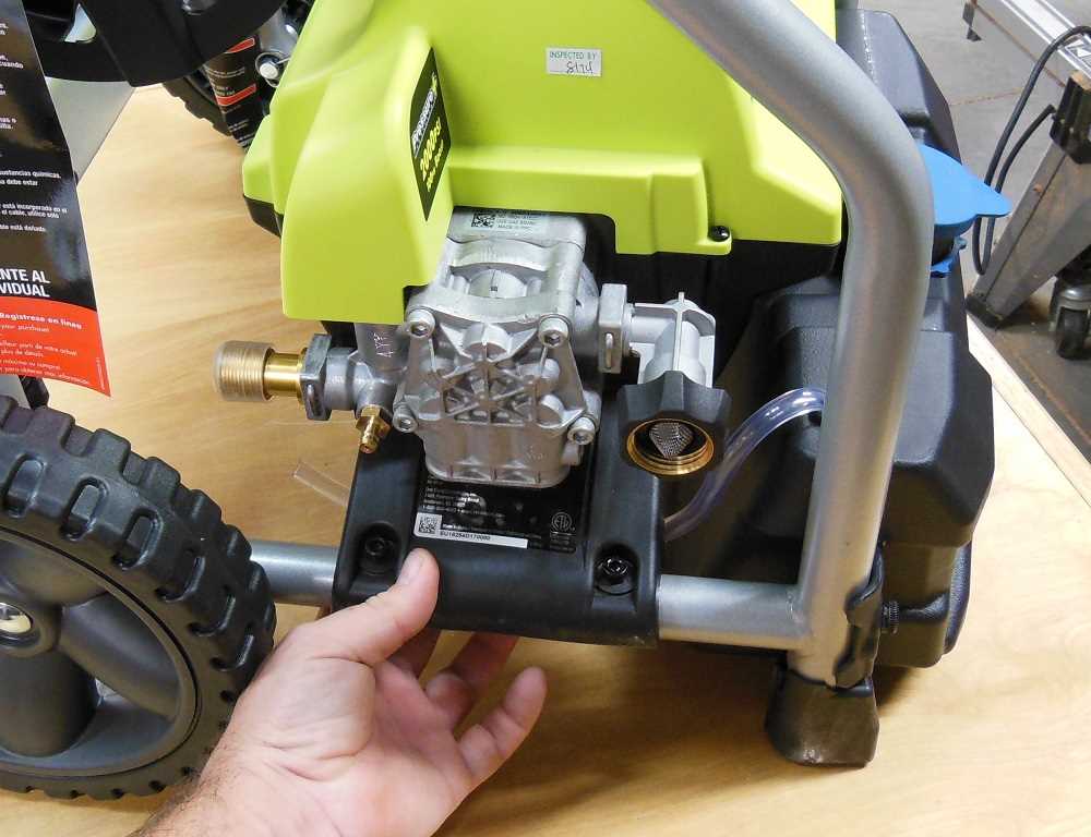 ryobi electric pressure washer parts diagram