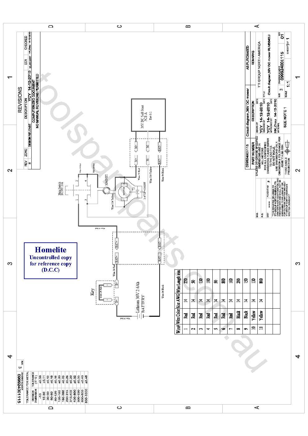 ryobi lawn mower parts diagram