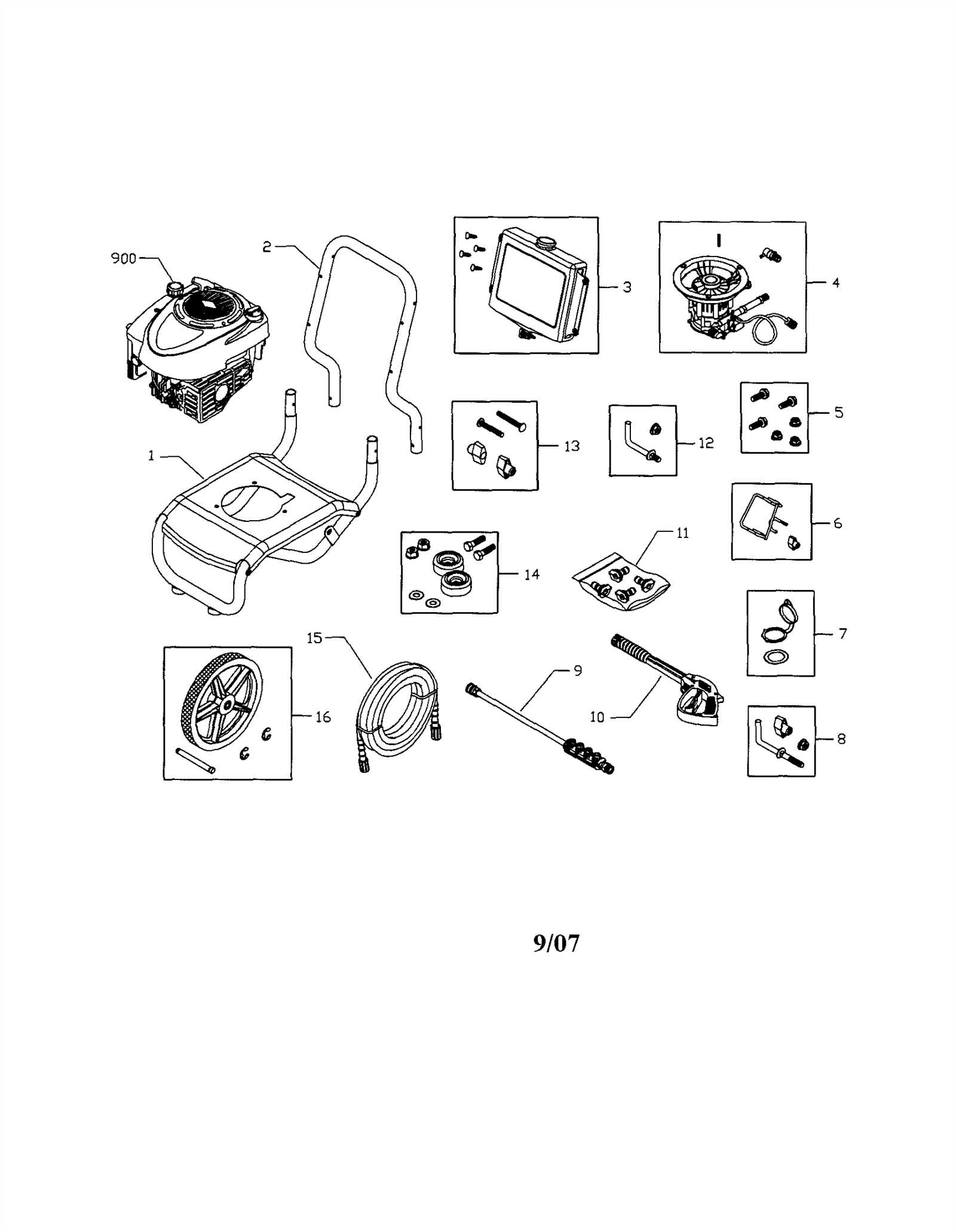 ryobi power washer parts diagram