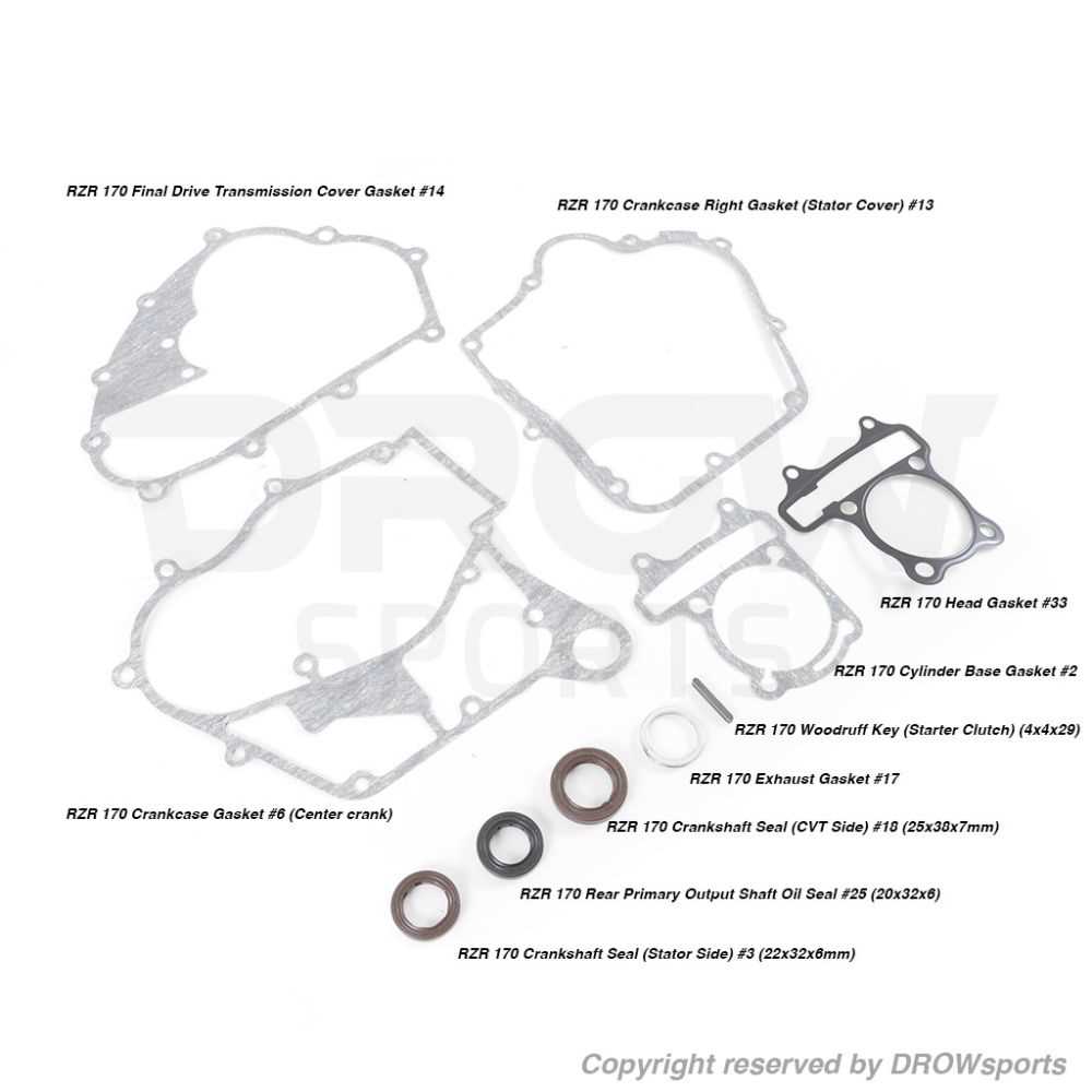 rzr 170 parts diagram